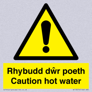WT13074: Rhybudd dwr poeth