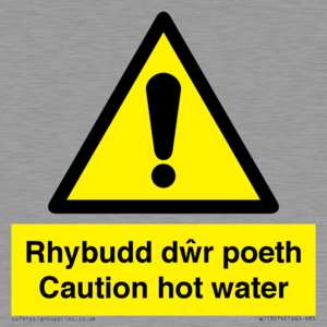 WT13074: Rhybudd dwr poeth