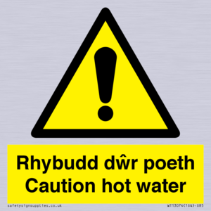 WT13074: Rhybudd dwr poeth