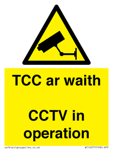 WT14077: TCC ar waith / CCTV in operation