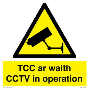 WT14077: TCC ar waith / CCTV in operation