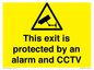 WT15403: This exit is protected by an alarm and CCTV