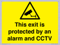 WT15403: This exit is protected by an alarm and CCTV