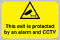 WT15403: This exit is protected by an alarm and CCTV