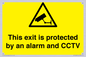 WT15403: This exit is protected by an alarm and CCTV