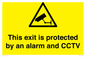WT15403: This exit is protected by an alarm and CCTV