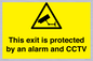 WT15403: This exit is protected by an alarm and CCTV