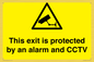 WT15403: This exit is protected by an alarm and CCTV