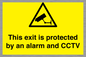 WT15403: This exit is protected by an alarm and CCTV
