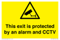 WT15403: This exit is protected by an alarm and CCTV