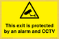 WT15403: This exit is protected by an alarm and CCTV