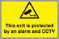 WT15403: This exit is protected by an alarm and CCTV