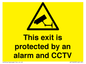 WT15403: This exit is protected by an alarm and CCTV