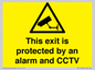 WT15403: This exit is protected by an alarm and CCTV