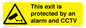 WT15403: This exit is protected by an alarm and CCTV