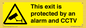 WT15403: This exit is protected by an alarm and CCTV