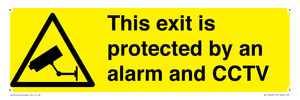 WT15403: This exit is protected by an alarm and CCTV