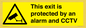 WT15403: This exit is protected by an alarm and CCTV