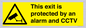 WT15403: This exit is protected by an alarm and CCTV