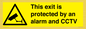 WT15403: This exit is protected by an alarm and CCTV
