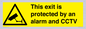 WT15403: This exit is protected by an alarm and CCTV