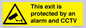 WT15403: This exit is protected by an alarm and CCTV