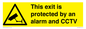 WT15403: This exit is protected by an alarm and CCTV