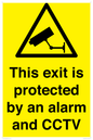 WT15403: This exit is protected by an alarm and CCTV