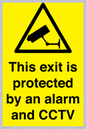 WT15403: This exit is protected by an alarm and CCTV