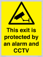 WT15403: This exit is protected by an alarm and CCTV
