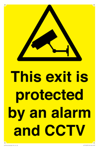 WT15403: This exit is protected by an alarm and CCTV