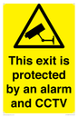 WT15403: This exit is protected by an alarm and CCTV