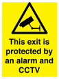 WT15403: This exit is protected by an alarm and CCTV