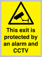 WT15403: This exit is protected by an alarm and CCTV