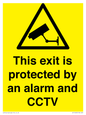 WT15403: This exit is protected by an alarm and CCTV