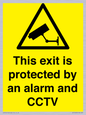 WT15403: This exit is protected by an alarm and CCTV