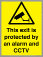 WT15403: This exit is protected by an alarm and CCTV