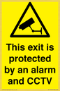 WT15403: This exit is protected by an alarm and CCTV