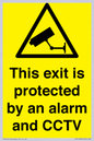 WT15403: This exit is protected by an alarm and CCTV