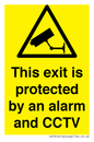 WT15403: This exit is protected by an alarm and CCTV