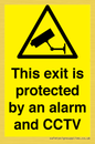 WT15403: This exit is protected by an alarm and CCTV