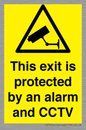 WT15403: This exit is protected by an alarm and CCTV