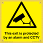 WT15403: This exit is protected by an alarm and CCTV