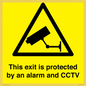 WT15403: This exit is protected by an alarm and CCTV