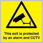 WT15403: This exit is protected by an alarm and CCTV