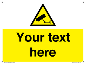 WT3014: Custom CCTV Sign