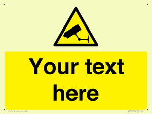 WT3014: Custom CCTV Sign