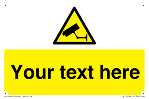 WT3014: Custom CCTV Sign