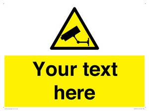 WT3014: Custom CCTV Sign