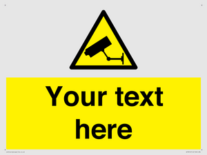 WT3014: Custom CCTV Sign